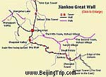Jiankou Great Wall Map